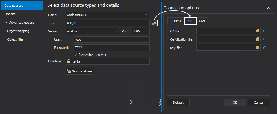 TCP/IP connection