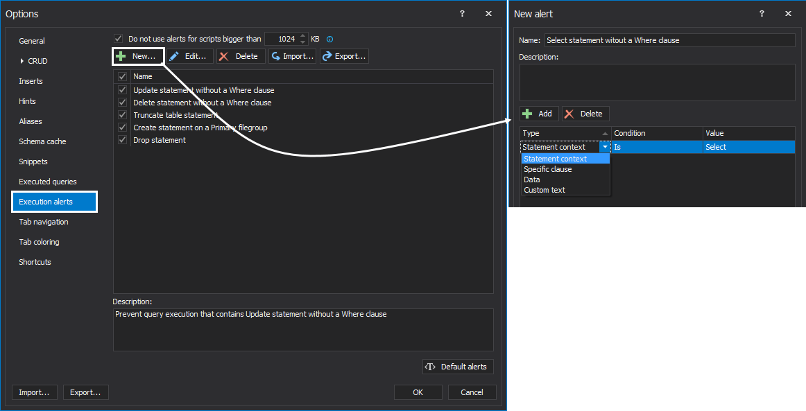 Block query