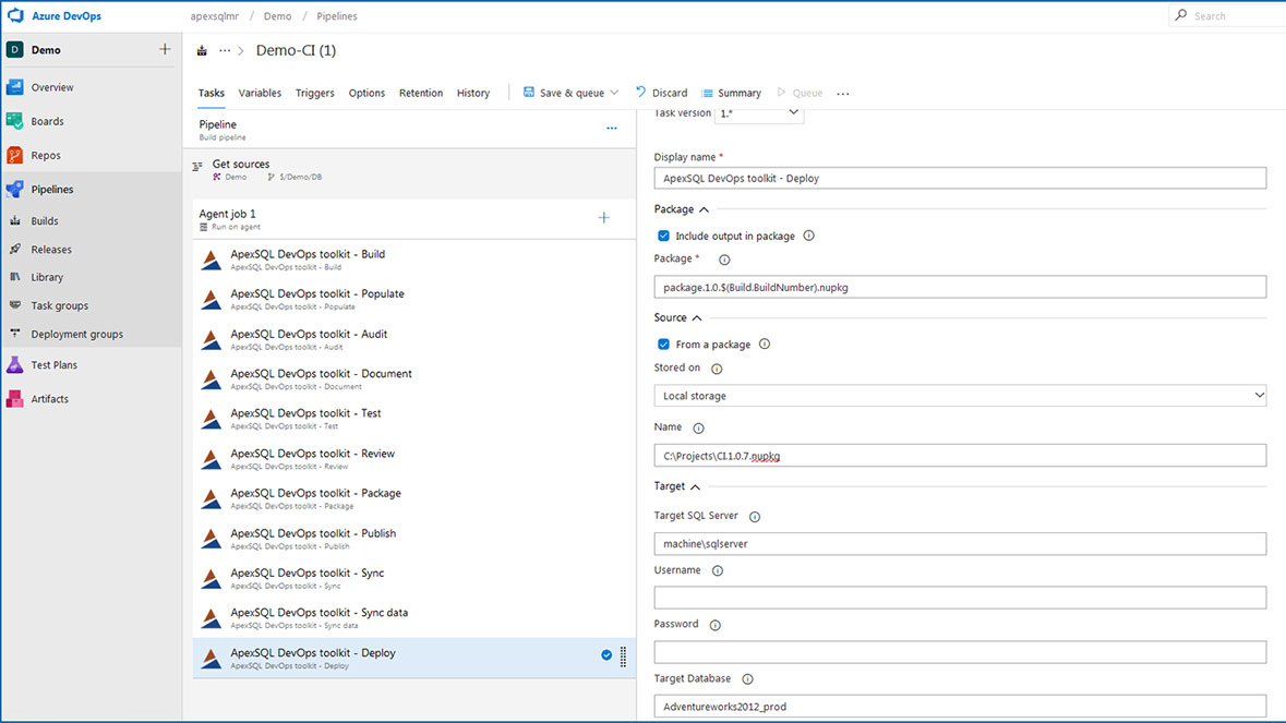 Azure DevOps integration