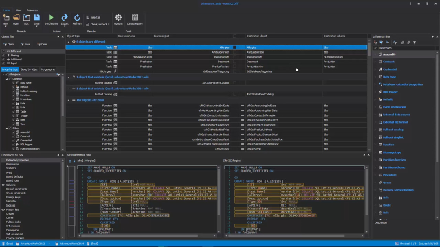 An introduction to ApexSQL Diff